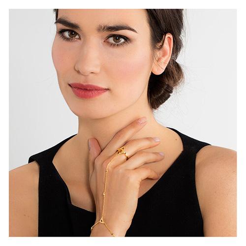 Armband mit Ring Thomas Sabo Triangle D_TR0021-924-14-54