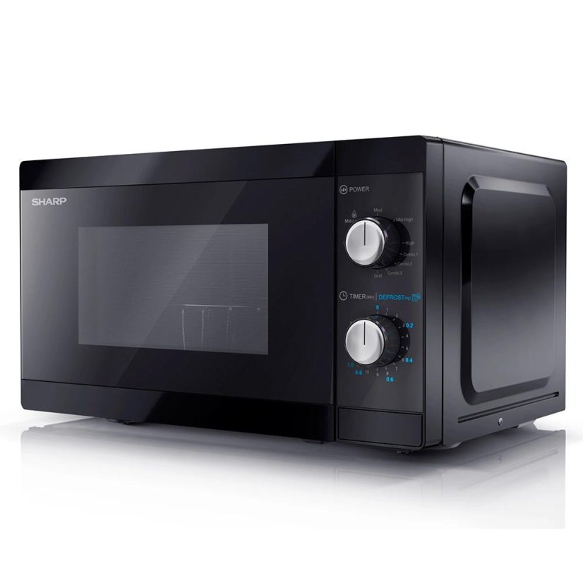 Mikrowelle SHARP YC-MG01E-B schwarz
