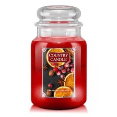 Svíčka Country Candle velká, Cranberry Orange