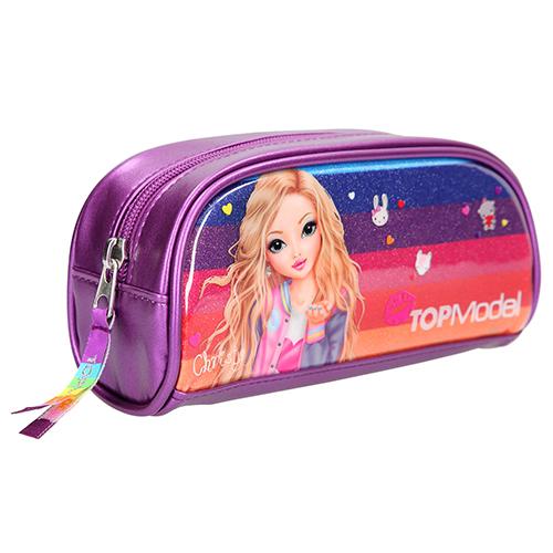 Top Model Friends oval pencil case with glitter, Christy