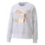 Damen-Sweatshirt Puma Classics Graphics AOP Crew Sweat - Farbe: Schwarz, Größe: S