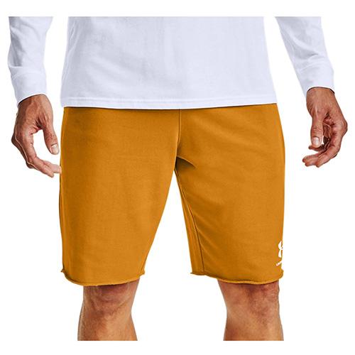 Męskie szorty Under Armour SPORTSTYLE TERRY SHORT - Kolor: Żółty, Rozmiar: M