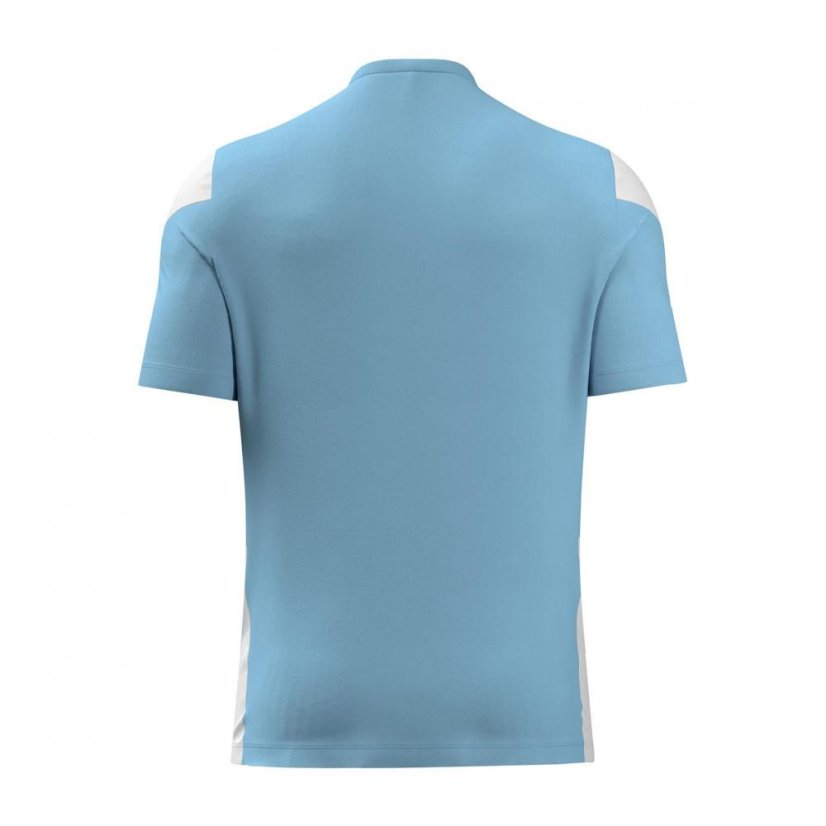 Macron Polis Jersey - Color: Light blue/white, Size: M