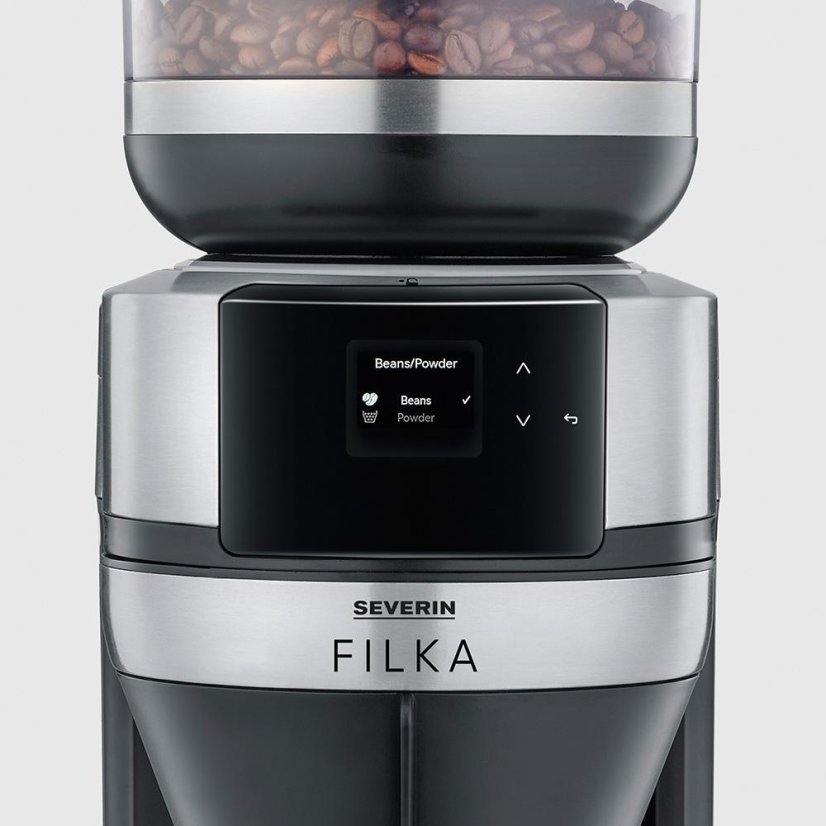 Kaffeemaschine Severin Filka KA 4853 schwarz-silber