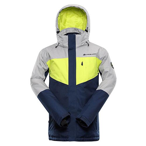 Pánská bunda Alpine Pro Sardar 5 - Barva: Šedá/modrá, Velikost: XL