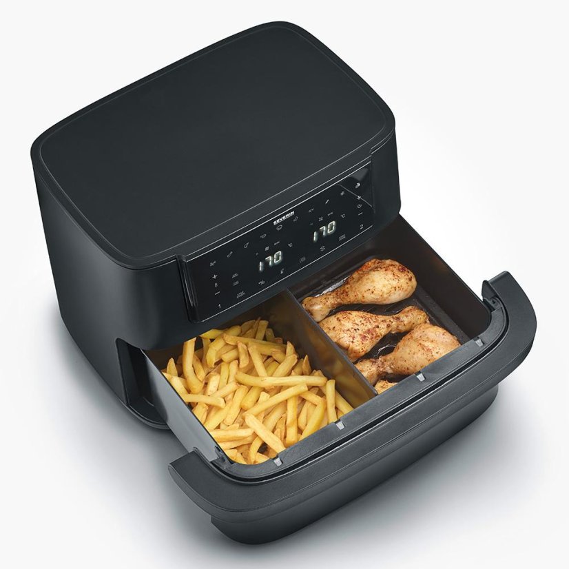 Severin FryLight Flex-Max-Dual FR 2490 black hot air fryer