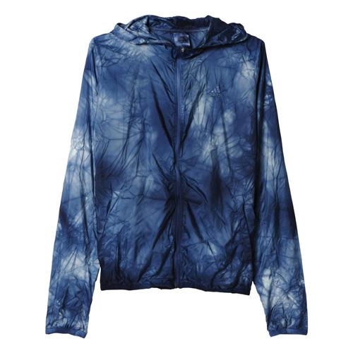 Dámská bunda Adidas RunPack Dye - Szín: Kék, Méret: 36