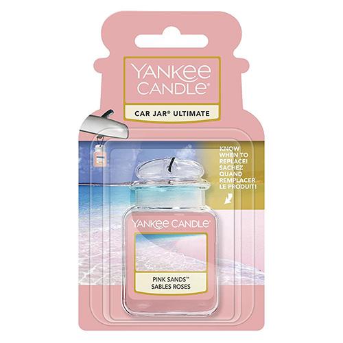 Yankee Candle car freshener gel tag, Pink Sands Yankee Candle car freshener gel tag, Pink Sands