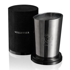 Svíčka Vellutier Prestige velká, Titanium Black