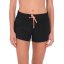 Women's Hurley Side Inset Shorts - Color: Black, Size: L