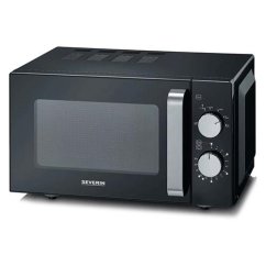 Mikrowelle Severin Ceramic MW 7761 schwarz