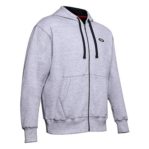 Men's Under Armour Performance Originators Fleece Fz Sweatshirt - Color: Gray, Size: S