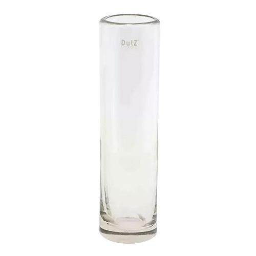 DutZ Cylinder Small Clear Glass Vase