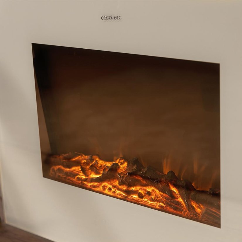 Elektrický krb Cecotec ReadyWarm 2700 Design Flames White 5832 bílý