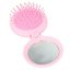 Miss Melody folding comb, two horses, pink