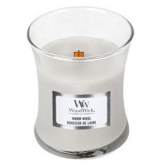 Svíčka WoodWick malá, Warm Wool