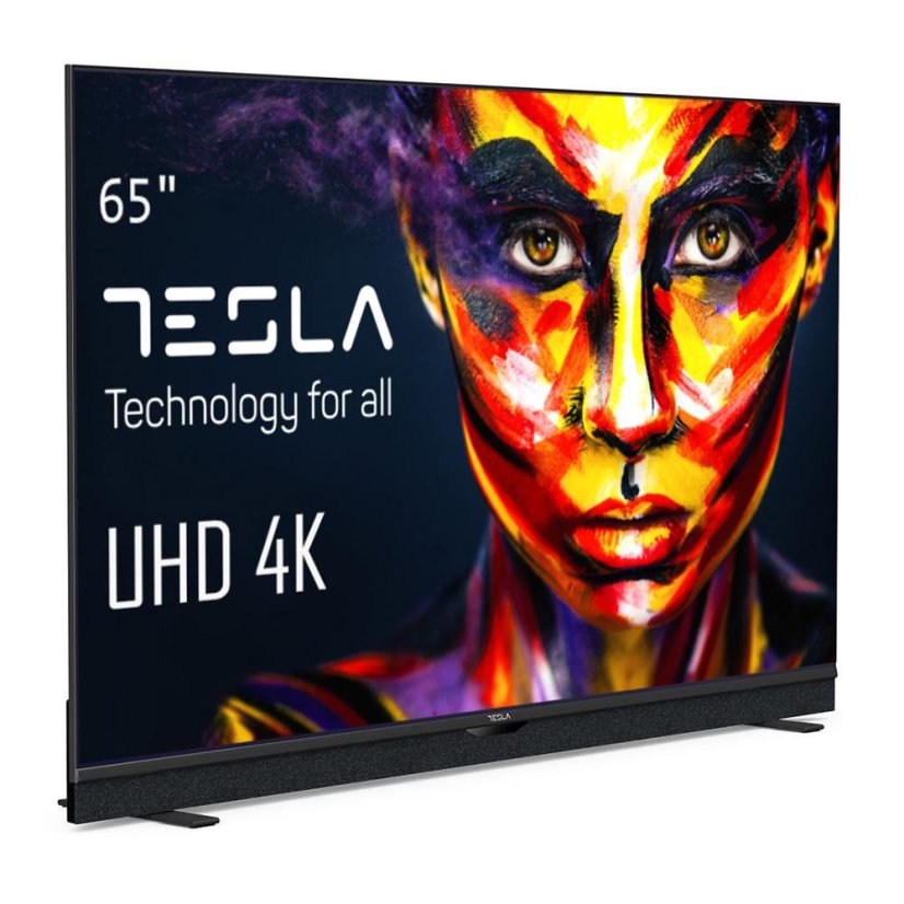 Televize se soundbarem Tesla 65S906BUS