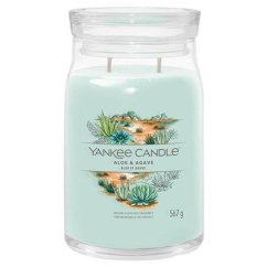 Svíčka Yankee Candle Signature velká, Aloe & Agave