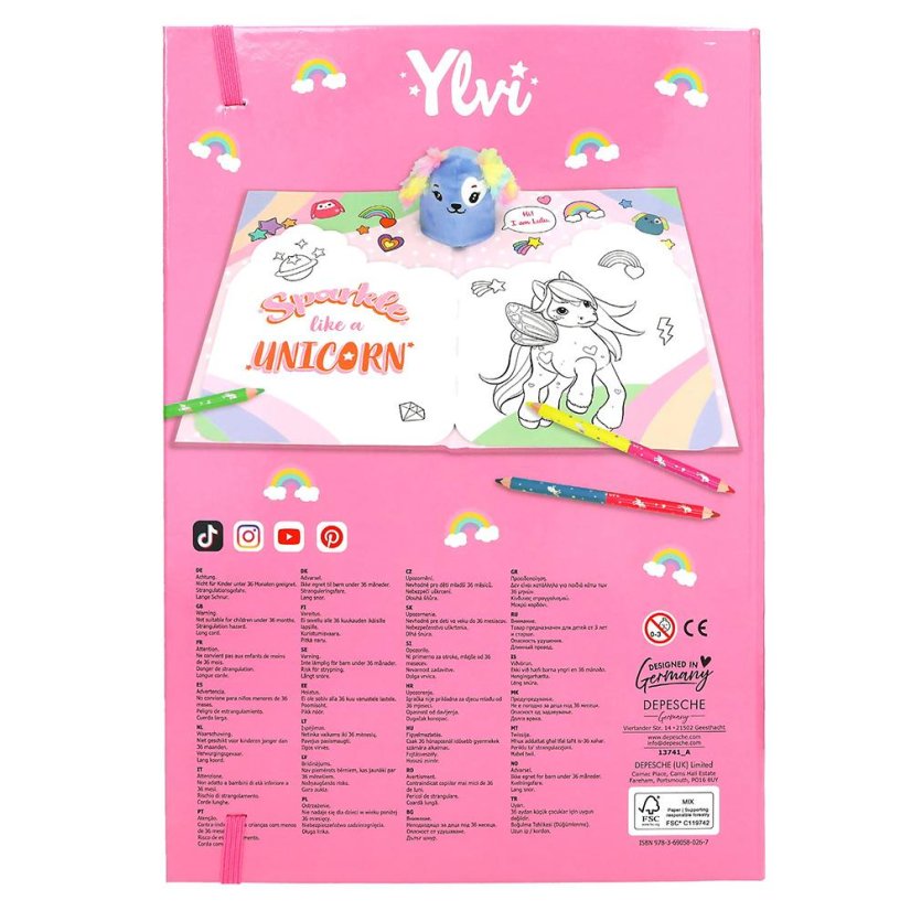 Kreatywne kolorowanki Unicorn Fun Ylvi
