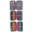 Three-tier pencil case with Miss Melody Poppy Sand accessories