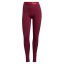 Adidas Tech Fit 3Bar Women’s Leggings - Color: Wine red, Size: M