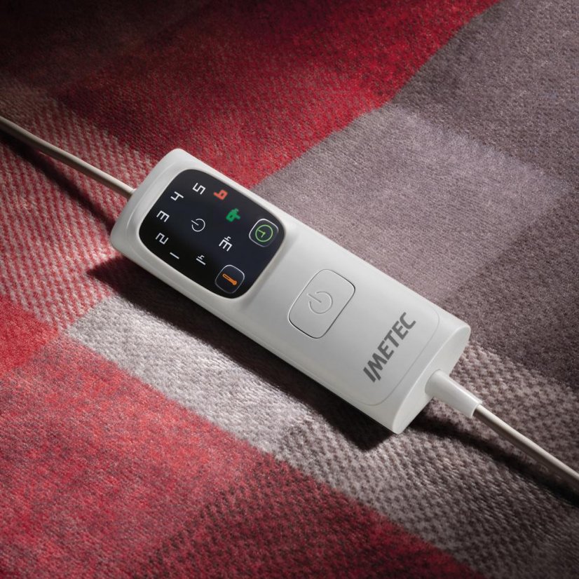 Heizdecke Imetec Adapto Tartan 16715 rot