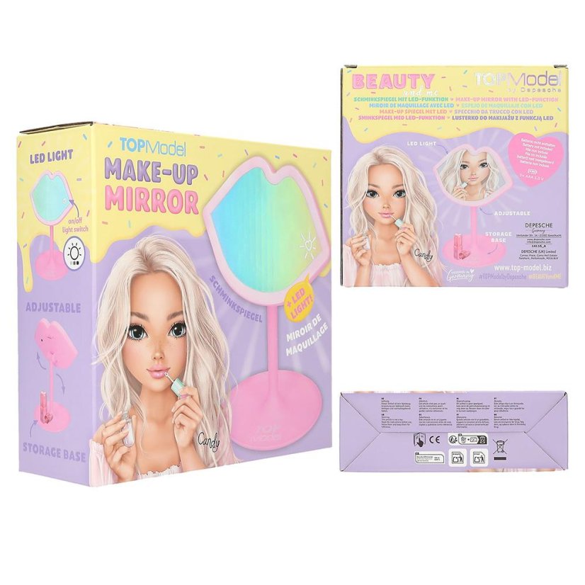Top Model Beauty & Me LED-lit cosmetic mirror