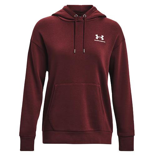 Damen-Sweatshirt Under Armour Essential Fleece Hoodie - Farbe: Schwarz, Größe: L
