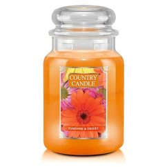 Country Candle large, Sunshine & Daisies