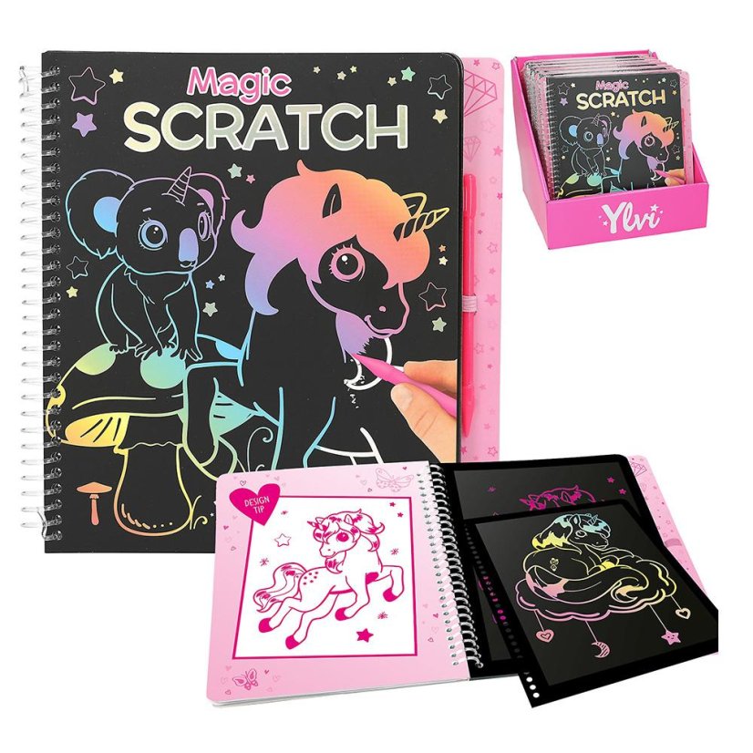 Ylvi Magic Scratch scratchbook