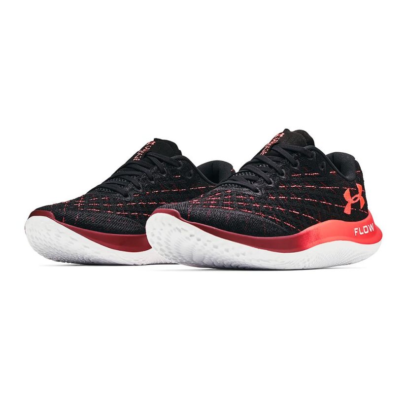 Laufschuhe Under Armour Flow Velociti Wind CLRSFT M - Farbe: Schwarz/Rot, Größe: 44