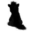Miss Melody Plush Horse – Black, 20 cm