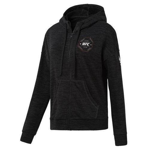 Mikina Reebok UFC Full Zip - Barva: Černá, Velikost: S