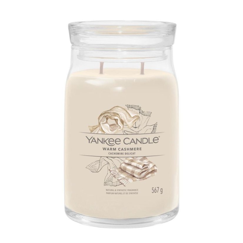 Yankee candle Signature Kerze groß, Warm Cashmere