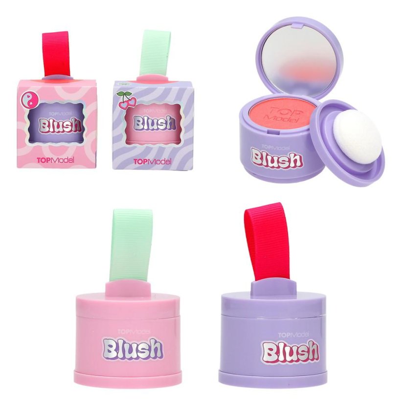 Top Model Glow to Go Hayden Blush with Mirror and Sponge