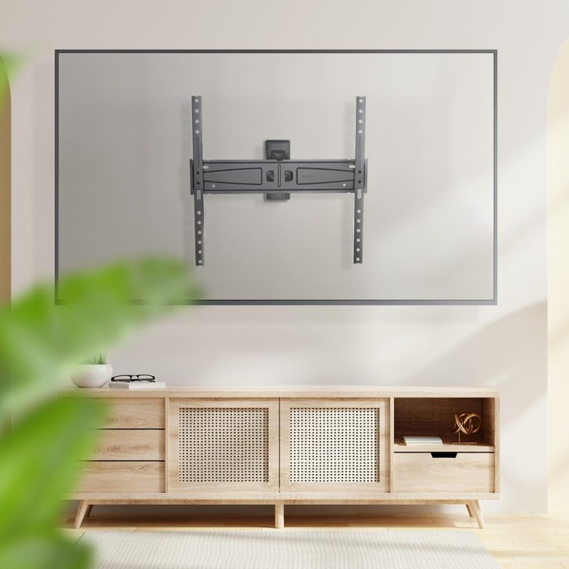 Uchwyt do telewizora (ściana/płyta gipsowo-kartonowa) Meliconi 580478 Flatstyle FTR400 CG czarny
