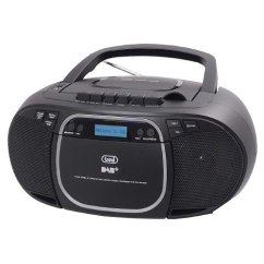 Trevi CMP 576DAB black radio cassette player