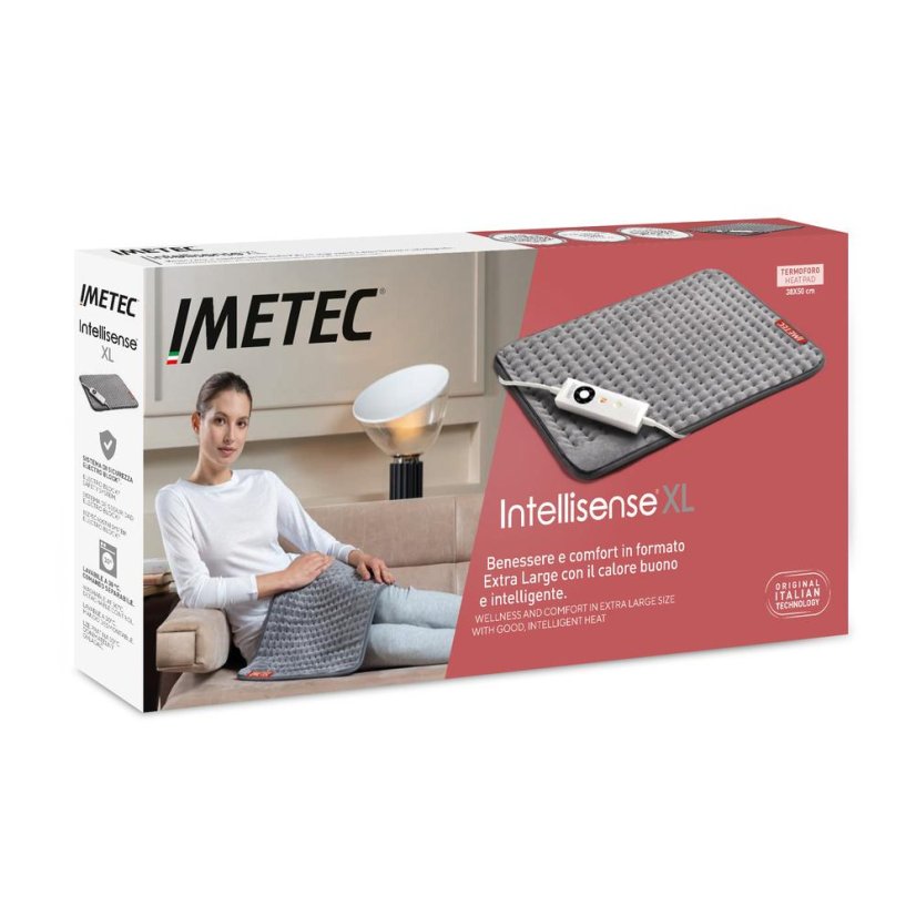 Imetec 16784 gray heated blanket