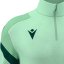Sportovní top Macron Hollow 1/4 Zip - Barva: Zelená, Velikost: M