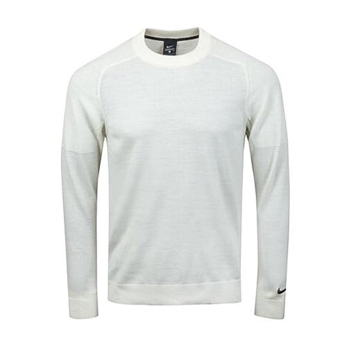 Pánský svetr Nike Tiger Woods Knit Wool Golf Pullover - Farbe: Grau, Größe: M