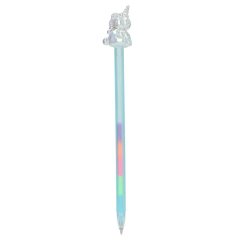 Ylvi Icy Unicorn többszínű töltetű gél toll, zöld
