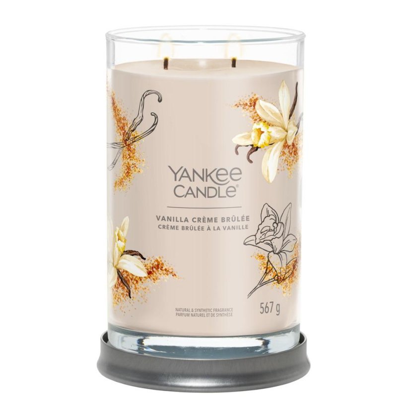 Yankee candle Signature Tumbler Kerze, groß, Vanilla Créme Brulée