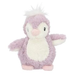 Plüschpinguin mit Karabinerhaken Princess Mimi, lila