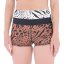 Damen-Badehose Hurley Animix Swim Short - Farbe: Braun, Größe: L
