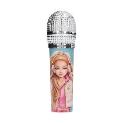 Top Model MUSIC Microphone-Shaped Eraser, Silver Tip