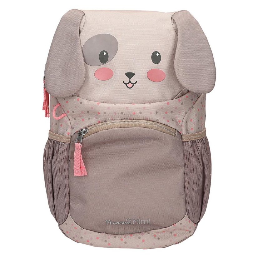 Princess Mimi Ergonomic Children's Backpack – Dog, Brown