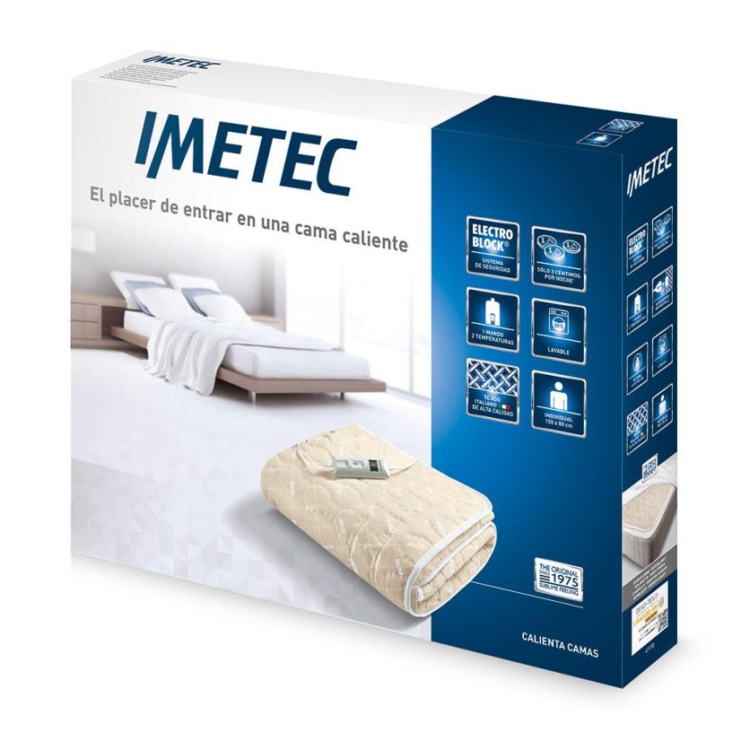 Imetec Underblanket poly 6113 beige heated blanket