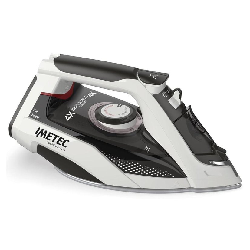 Imetec Z3 3700 ZEROCALC 9013 steam iron, white and black