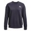 Damen-Sweatshirt Under Armour Essential Fleece Crew - Farbe: Schwarz, Größe: L