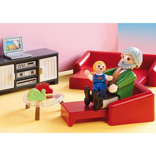 Wohnzimmer mit Kamin Playmobil 70207
